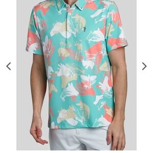 William Murray Golf Happy Hands Club Golf Polo. Size Large. Great Condition.